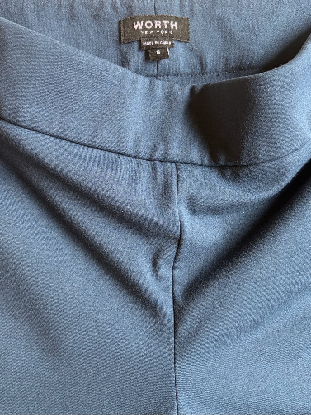 Worth NY Blue Wide Leg Dress Pants Size 8🏷️ - Picture 2 of 5